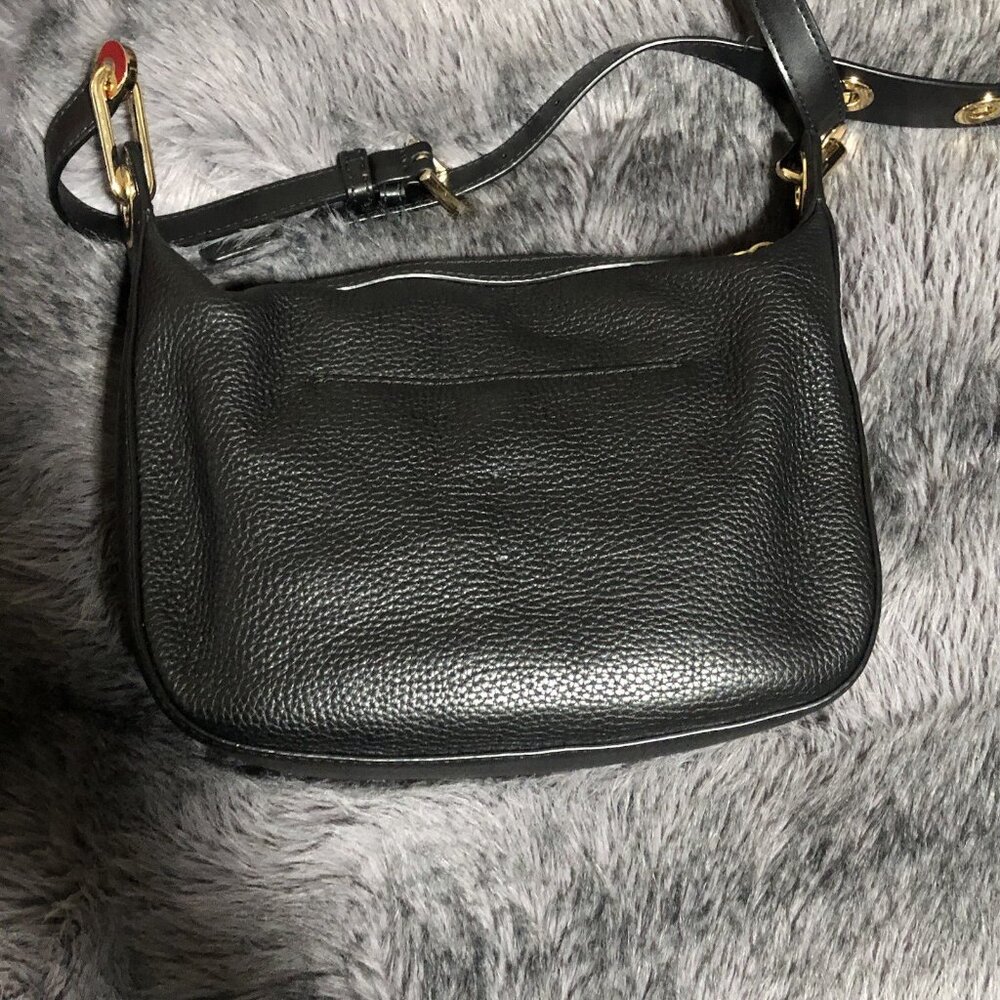 MICHAEL KORS Medium Pochette Crossbody Bag With Black And Gold Hardware - Picture 5 of 6